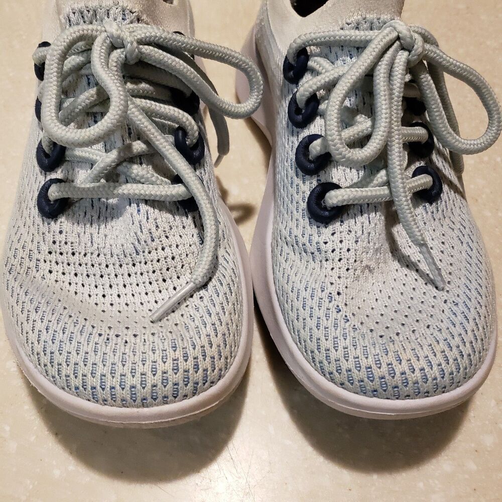 Allbirds Tree Dasher 2 Blizzard Gray Lace Up Comfort Shoes Sneaker Women's 7 - Picture 3 of 8